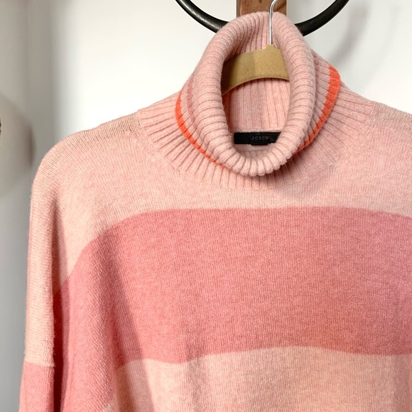 J Crew Supersoft Striped Boxy Turtleneck Sweater - Picture 10 of 16